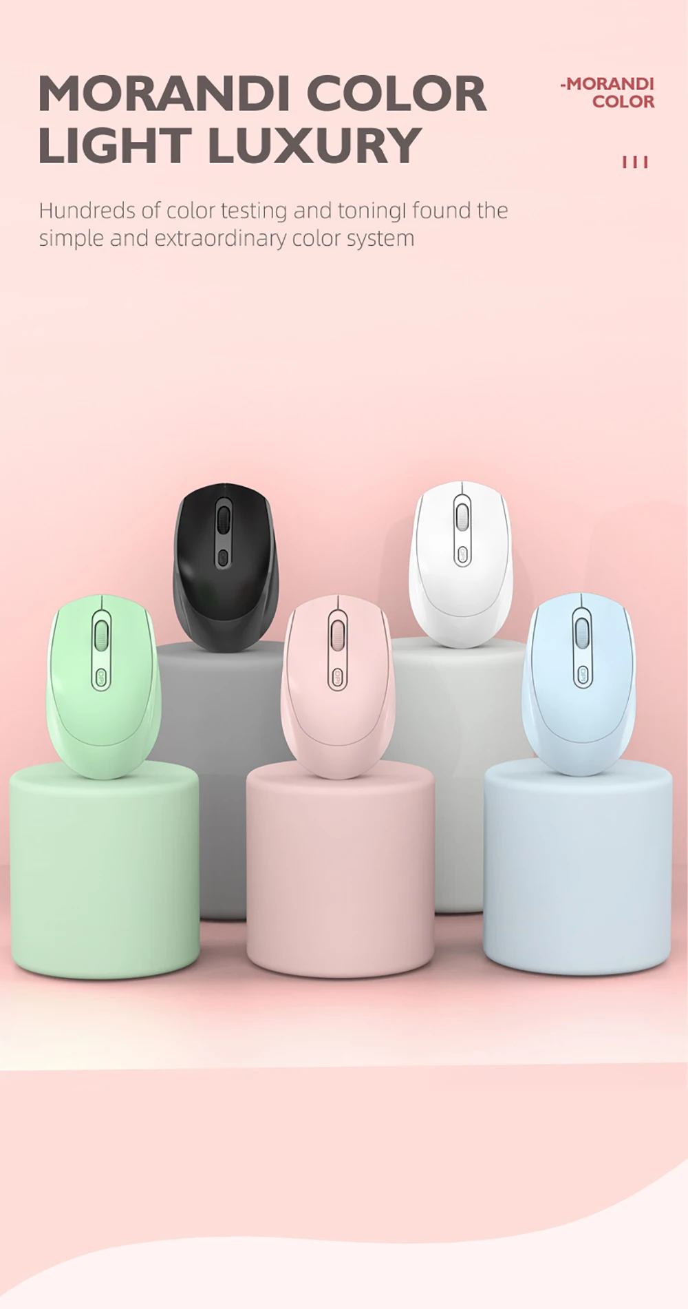 Ratón silencioso inalámbrico adecuado para juegos Esports de oficina de negocios Bluetooth