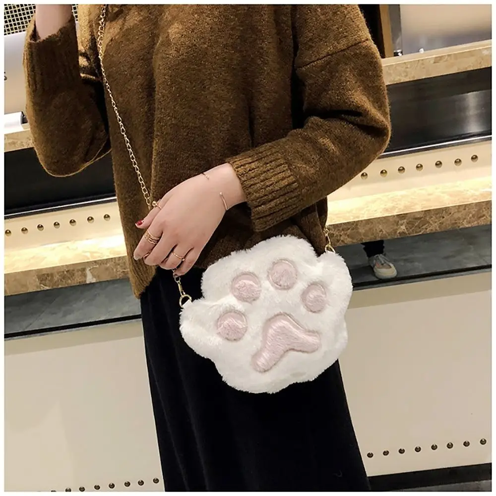 Bolso Cruzado De Piel Sintética Suave Con Forma De Pata De Oso Para Mujer: Estilo Y Comodidad En Un Solo Accesorio Bolso Cruzado De Piel Sintética Suave Con Forma De Pata De Oso Para Mujer: Estilo Y Comodidad En Un Solo Accesorio