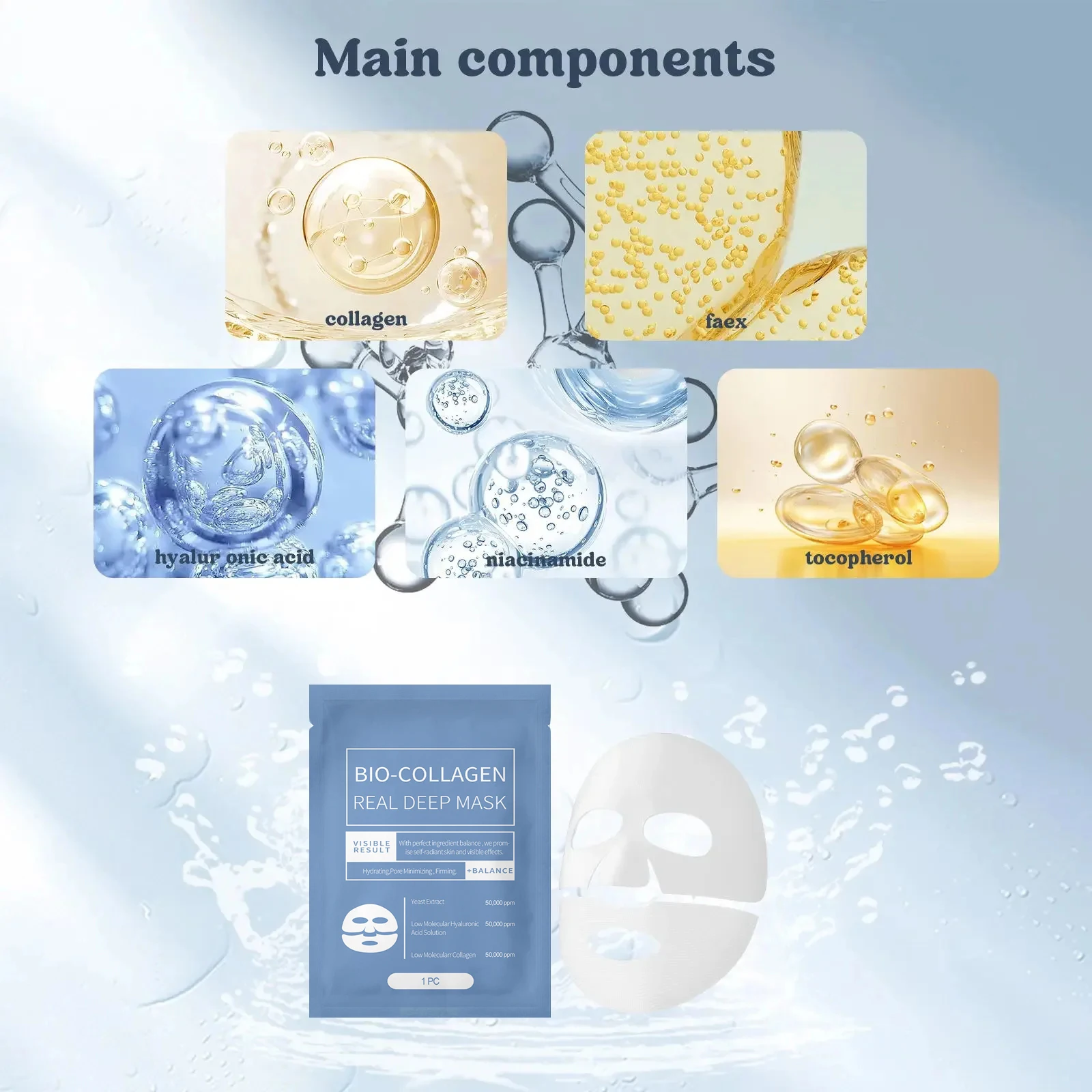 Mascarilla Facial De Colágeno Biológico: Rejuvenece Y Nutre Tu Piel Mascarilla Facial De Colágeno Biológico: Rejuvenece Y Nutre Tu Piel