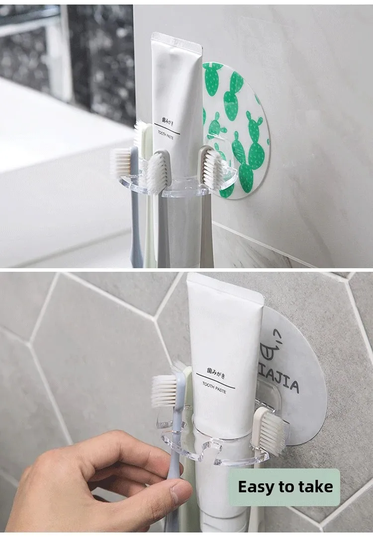 Soporte Plástico Para Cepillos De Dientes: Organización Y Protección Dental Soporte Plástico Para Cepillos De Dientes: Organización Y Protección Dental