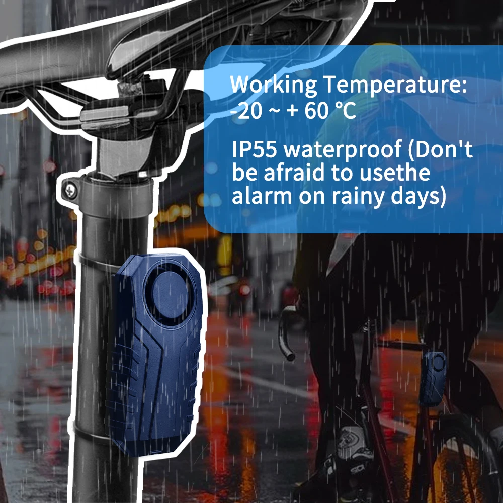 Alarma Antirrobo Para Motocicleta Con Control Remoto