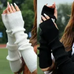 Guantes Largos de Punto sin Dedos: Estilo Inolvidable y Comodidad