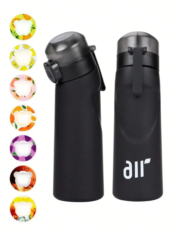 Imagen Del Producto Botella De Agua Con Aire Y 1 Cápsula De Sabor Aleatorio, Portátil, Con Pajita | Compra Online En Tiendafiable