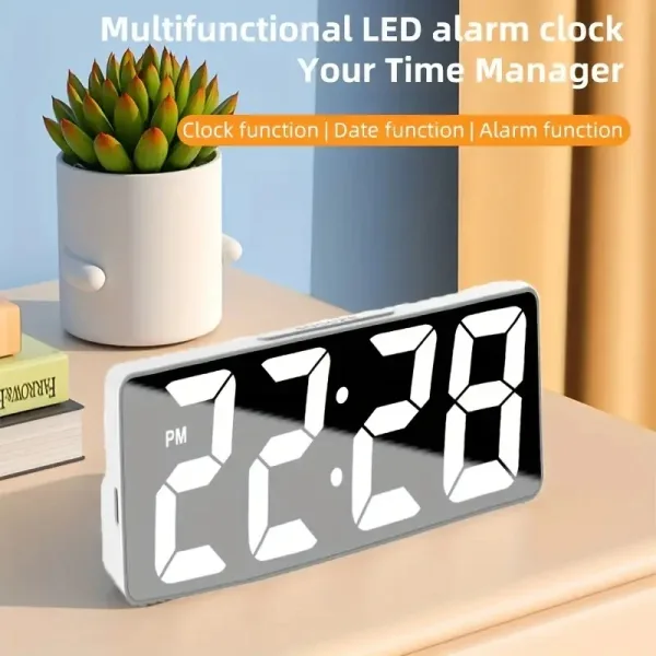 Imagen Del Producto Reloj Digital Led: El Último Despertador Con Estilo | Compra Online En Tiendafiable