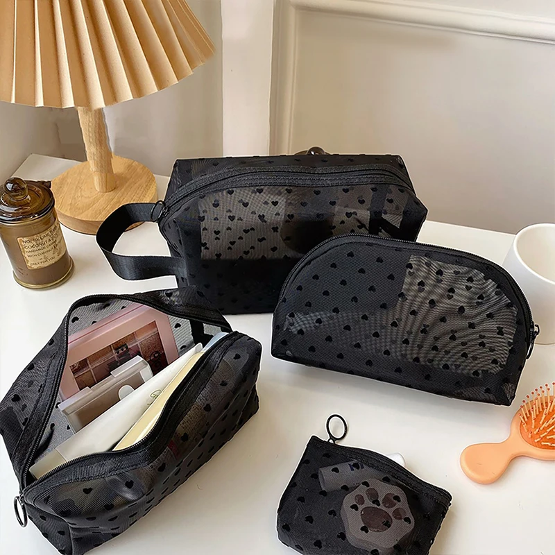 Bolsa de almacenamiento transparente para maquillaje: mantén tus productos organizados