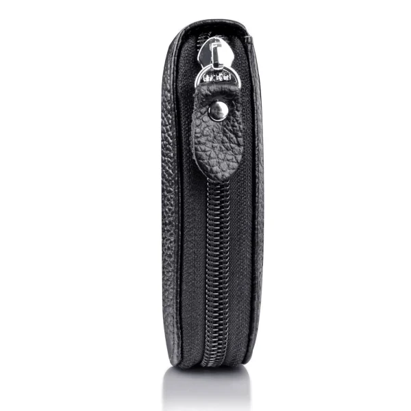 Cartera De Piel Sintética Auténtica Para Hombre: Estilo Y Calidad En Un Solo Accesorio