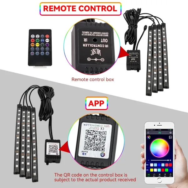 Imagen Del Producto Luz Led De Neón Para Interior De Coche | Compra Online En Tiendafiable