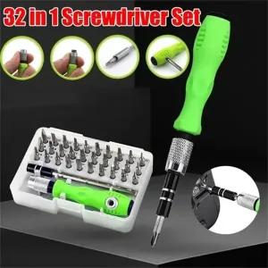 Imagen del producto Juego de destornilladores multifuncionales para el hogar, 32 en 1 | Compra online en Tiendafiable