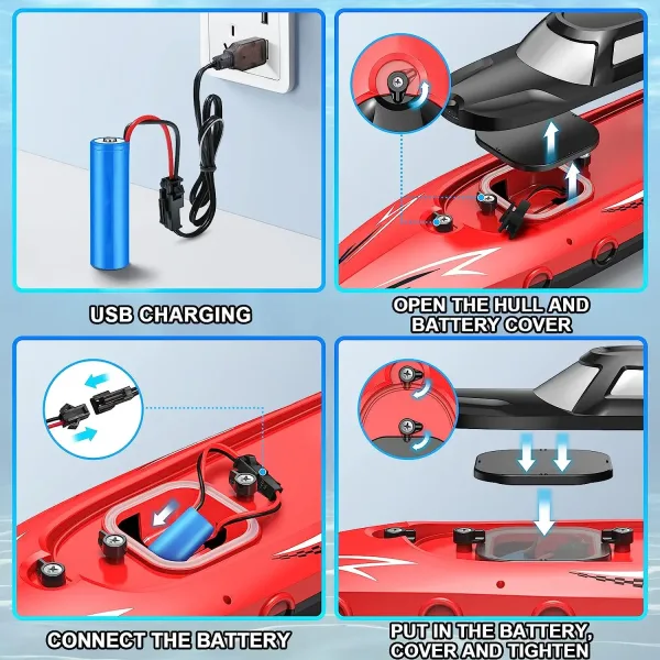 Imagen Del Producto Barco De Control Remoto Transfronterizo | Compra Online En Tiendafiable