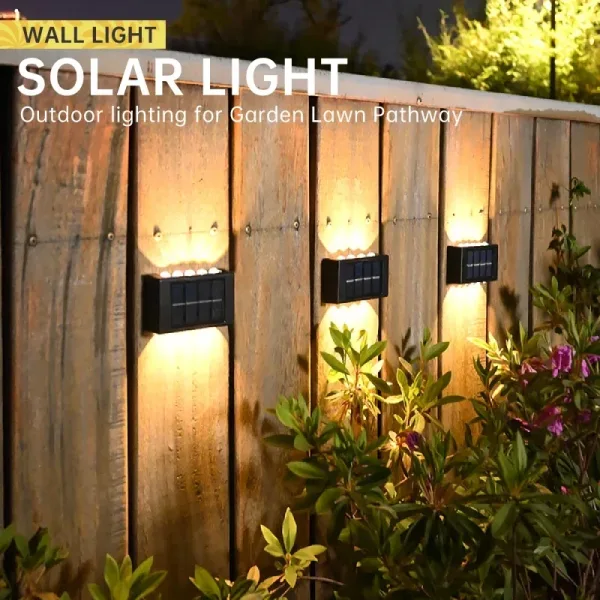 Imagen Del Producto Lámpara Solar De Pared Eficaz E Impermeable Para Exteriores | Compra Online En Tiendafiable