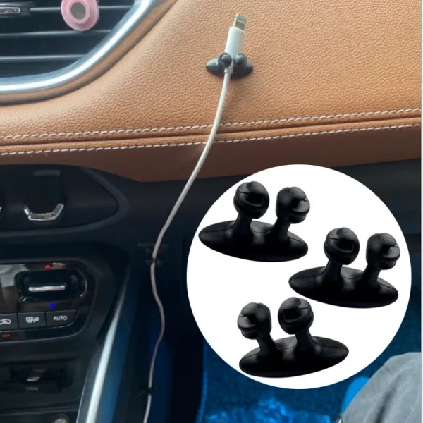 Imagen Del Producto Gancho Administrador De Cables Para Cargador De Teléfono, Accesorios De Interior De Coche | Compra Online En Tiendafiable