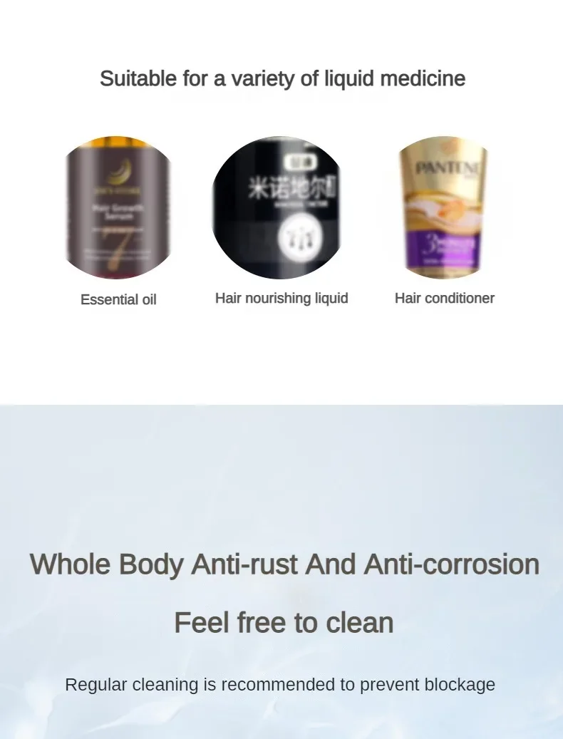 Aplicador de cuero cabelludo: peine líquido para un cabello saludable