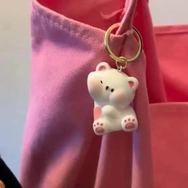 Imagen Del Producto Llavero Magnético De Oso De Resina Para Pareja: Un Regalo Encantador Y Práctico | Compra Online En Tiendafiable