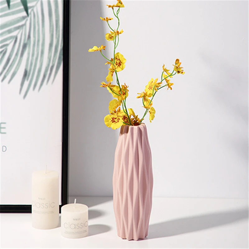 Florero de imitación de cerámica: elegante decoración para el hogar