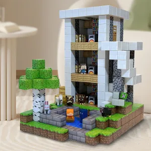 Imagen del producto Nuevos bloques magnéticos, juego de construcción de mina para niños y niñas | Compra online en Tiendafiable