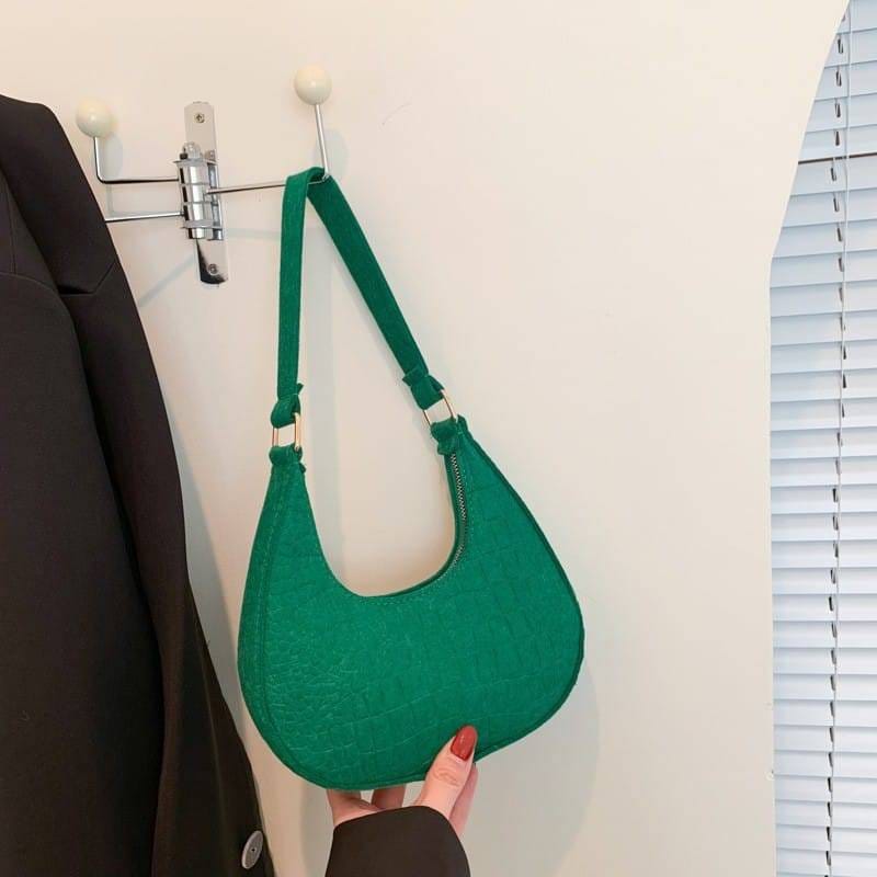 Bolso De Hombro Informal De Color Sólido