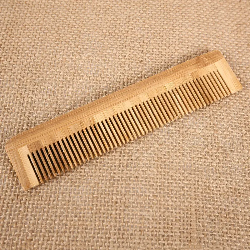 Barberia-Peine De Madera De Bambú Para Masaje, Cepillos Antiestáticos Naturales, Cuidado Del Cabello