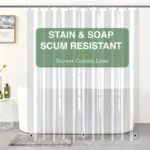 Revestimiento Asombroso De Cortina De Ducha Transparente