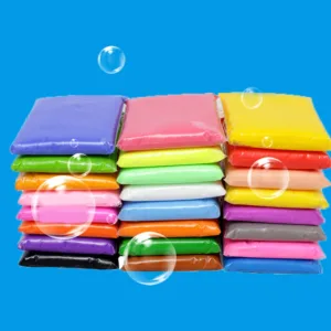 Moldura de arcilla seca al aire de Color, juego de arcilla artesanal para niños
