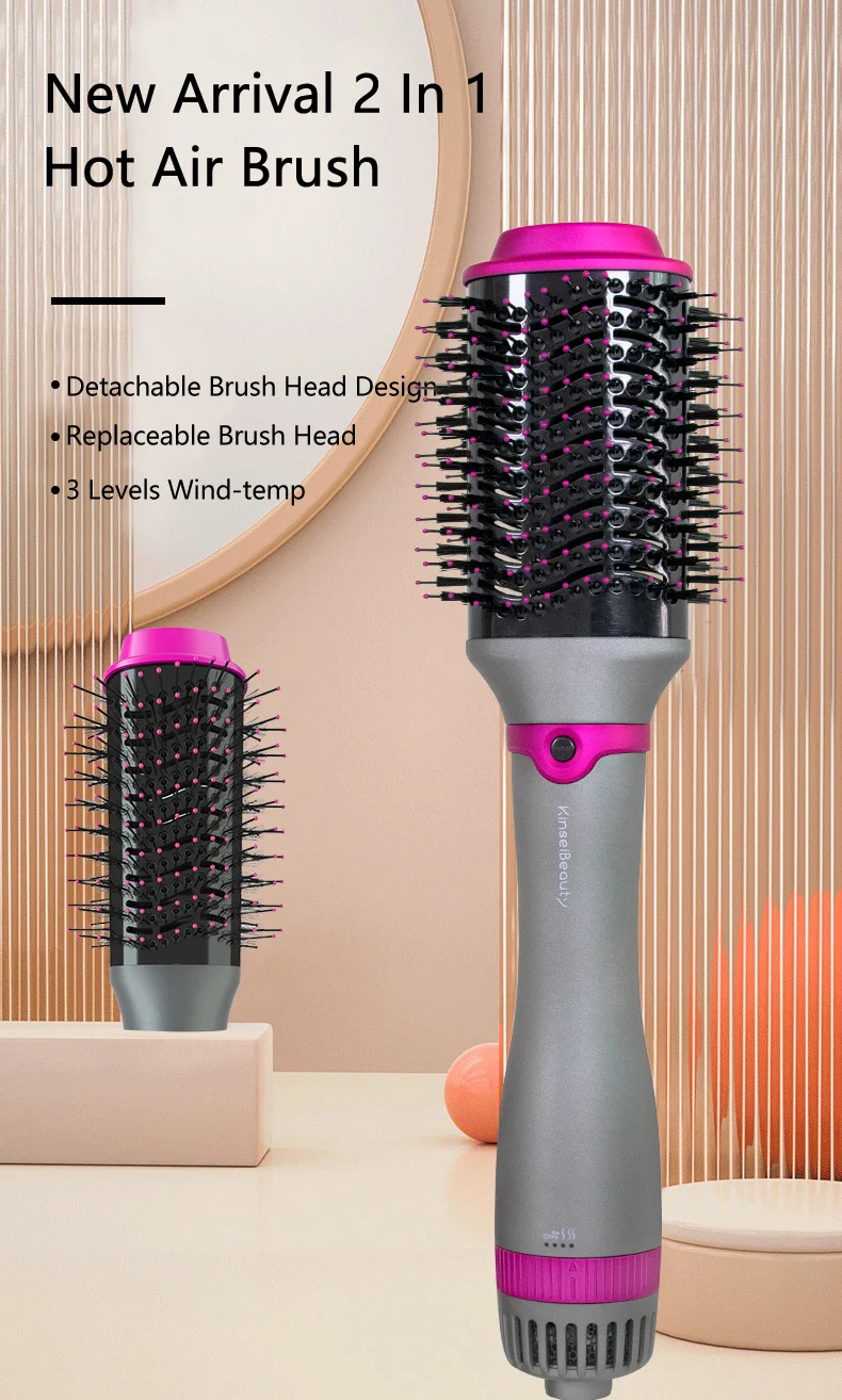 Revoluciona Tu Peinado Con El Innovador Cepillo De Aire Caliente Para El Cabello Revoluciona Tu Peinado Con El Innovador Cepillo De Aire Caliente Para El Cabello