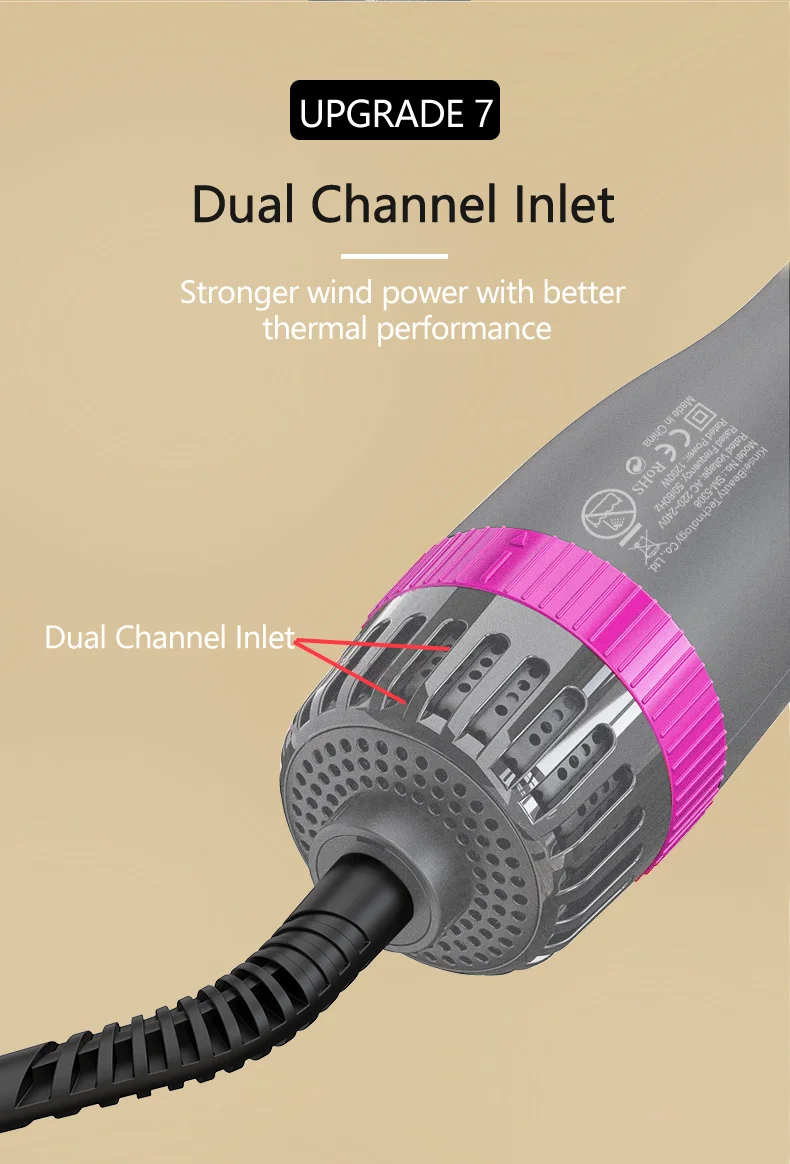 Revoluciona Tu Peinado Con El Innovador Cepillo De Aire Caliente Para El Cabello Revoluciona Tu Peinado Con El Innovador Cepillo De Aire Caliente Para El Cabello