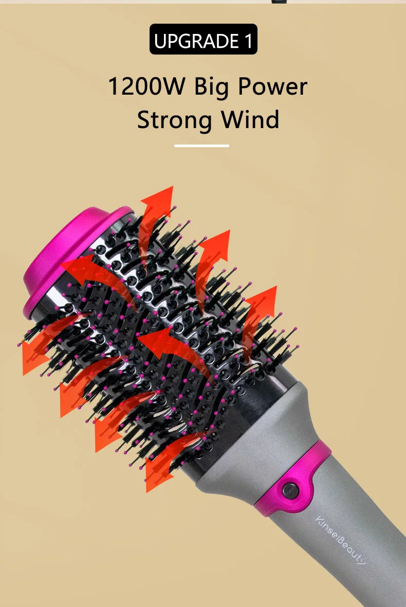 Revoluciona Tu Peinado Con El Innovador Cepillo De Aire Caliente Para El Cabello Revoluciona Tu Peinado Con El Innovador Cepillo De Aire Caliente Para El Cabello