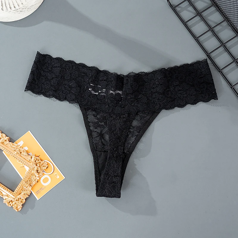 bragas florales de encaje para mujer