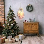 Atrapasueños rosa, adornos colgantes para decoración - Imagen 3