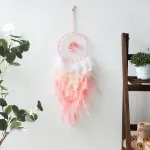 Atrapasueños rosa, adornos colgantes para decoración - Imagen 2