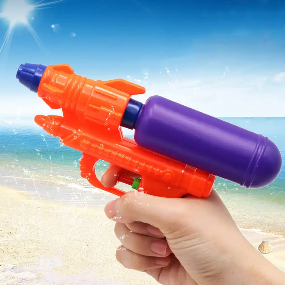 Pistola de agua de alta presión para niños, juguete de tiro automático completo