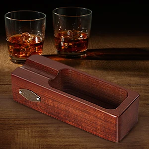 Cenicero Para Cigarros De Madera De Viaje Portátil