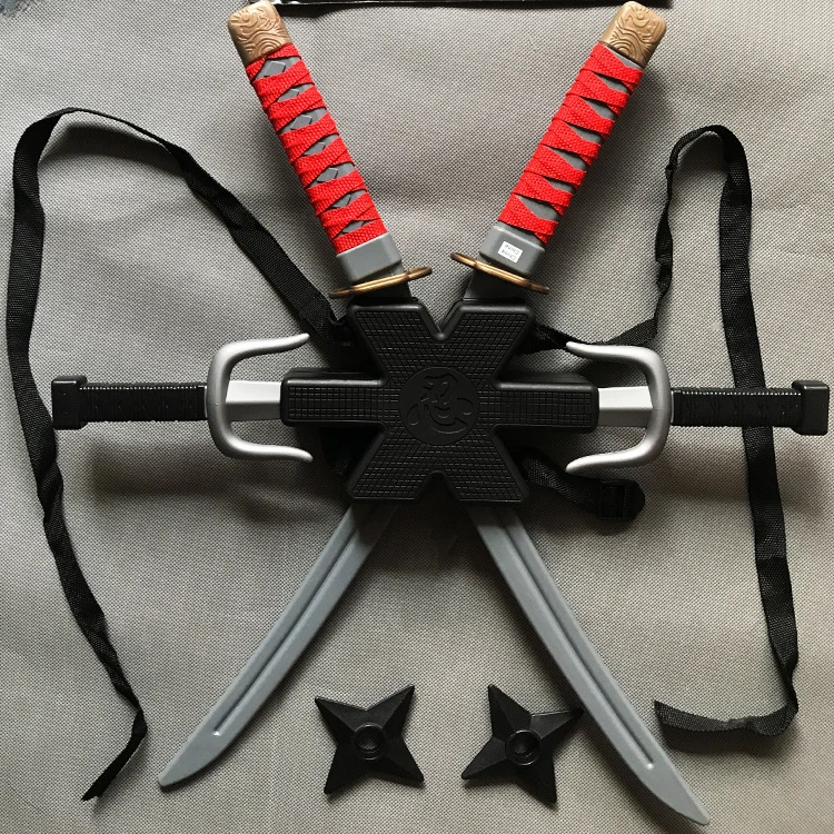 Samurai Ninja Plástico Retro Cuchillo Largo