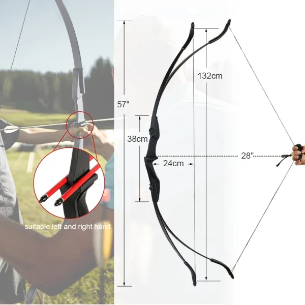 Imagen del producto Arco recurvo y flecha juego de mano | Compra online en Tiendafiable