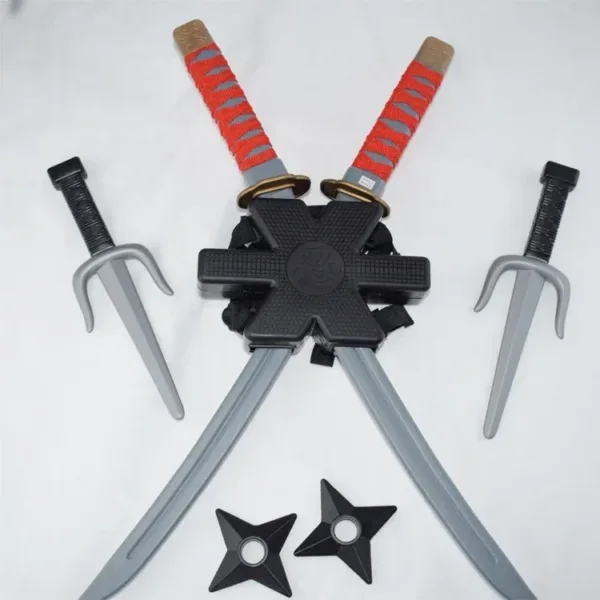 Samurai Ninja Plástico Retro Cuchillo Largo