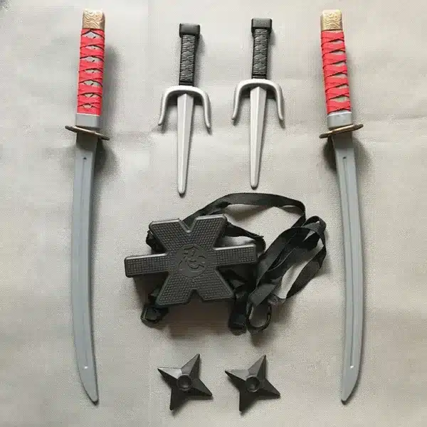 Samurai Ninja Plástico Retro Cuchillo Largo