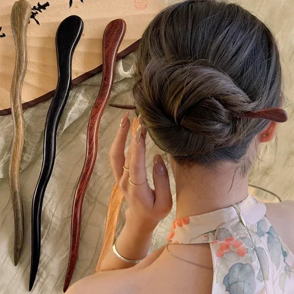 Imagen del producto Horquillas para el pelo de madera | Compra online en Tiendafiable