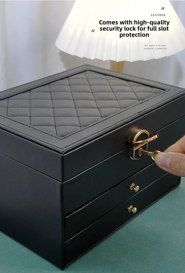 Elegante Joyero Con Cajones Y Sistema De Seguridad Integrado