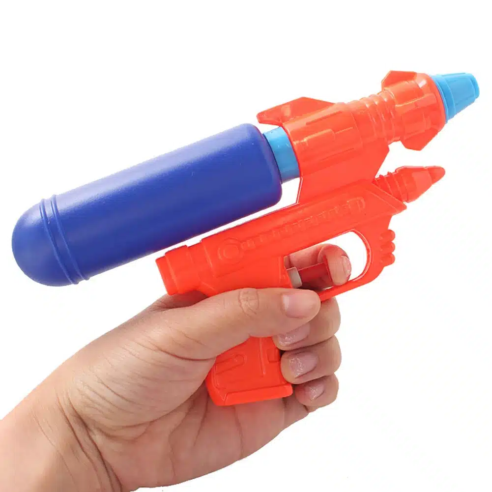 Pistola de agua de alta presión para niños, juguete de tiro automático completo