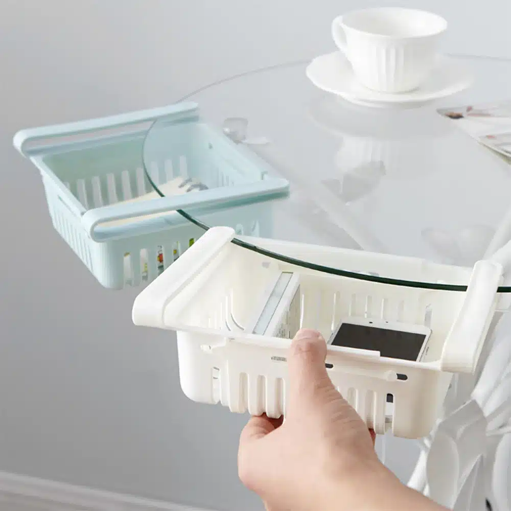 Organizador de refrigerador ajustable y estirable