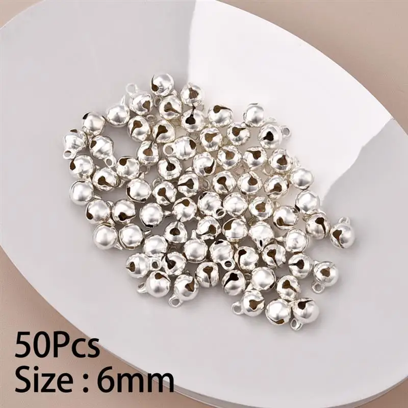 Mini Colgante De Cascabel Dorado De Aluminio Para Decoración De Árbol De Navidad