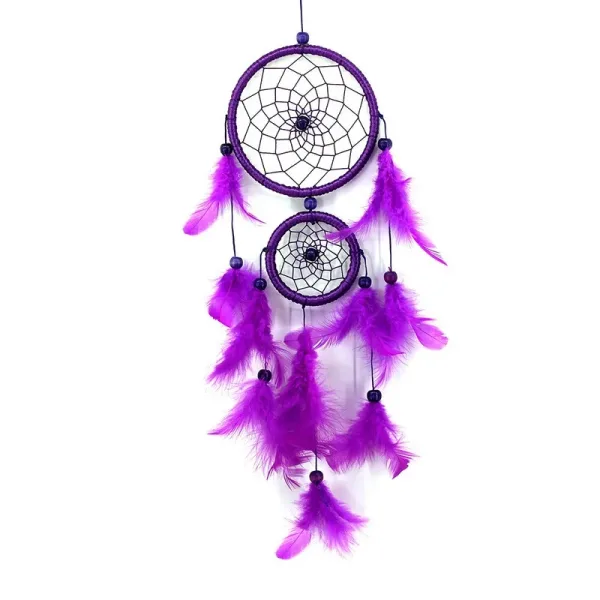 Imagen Del Producto Atrapasueños Para Decoración De La Habitación Tejido De Plumas | Compra Online En Tiendafiable