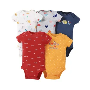 Imagen del producto monos para bebés para niños y niñas, ropa de algodón de manga corta para niños de 6 a 24 meses | Compra online en Tiendafiable