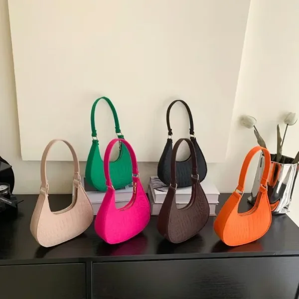 Imagen Del Producto Bolso De Hombro Informal De Color Sólido | Compra Online En Tiendafiable