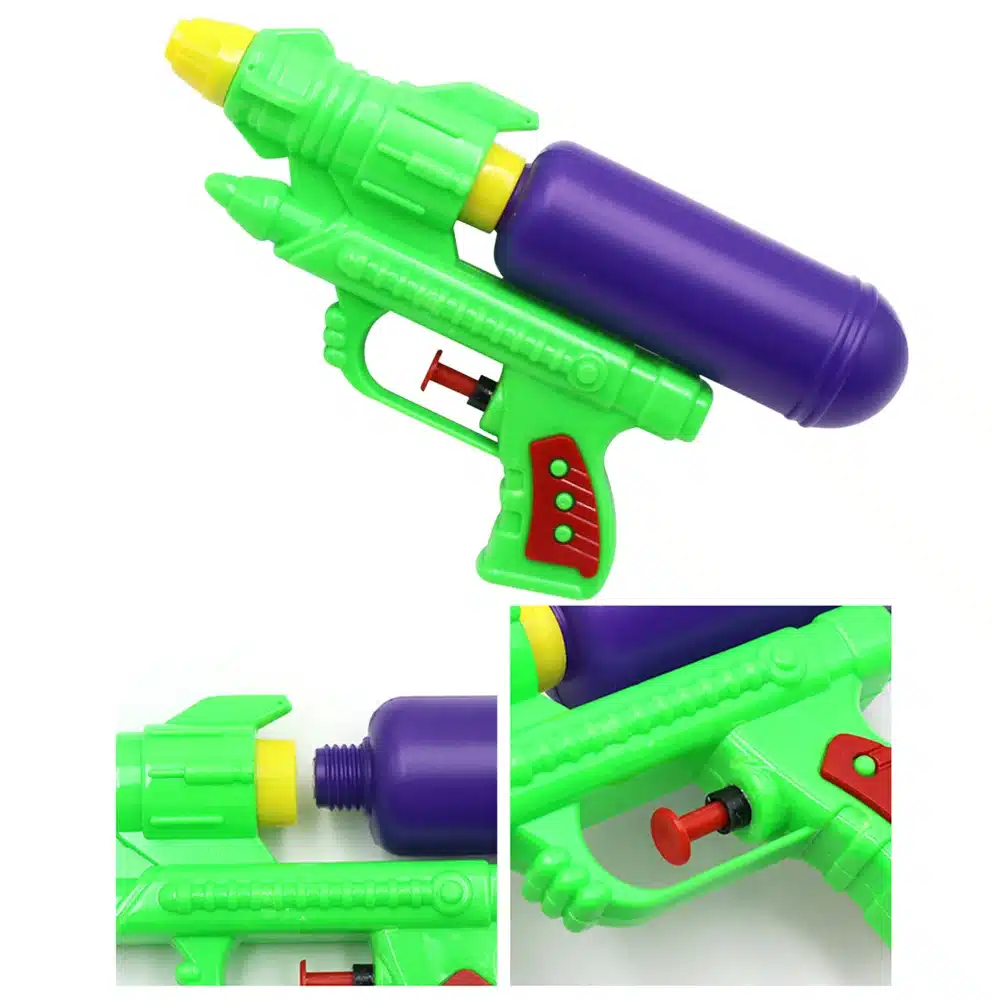 Pistola de agua de alta presión para niños, juguete de tiro automático completo