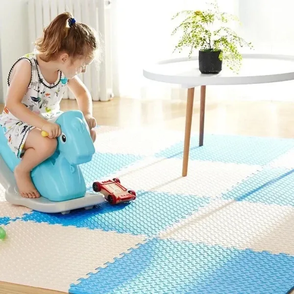 Alfombra De Puzle De 8 A 16 Piezas Para Bebé, Alfombra De Juego Para Niños