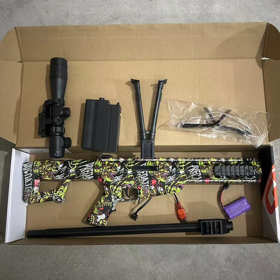Juguete De Pistola De Francotirador Barrett De Alta Velocidad Con Bomba De Chorro De Gel