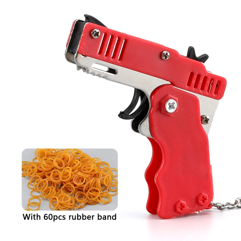 Divertido Llavero En Forma De Pistola: ¡Un Accesorio Único Para Los Más Audaces!