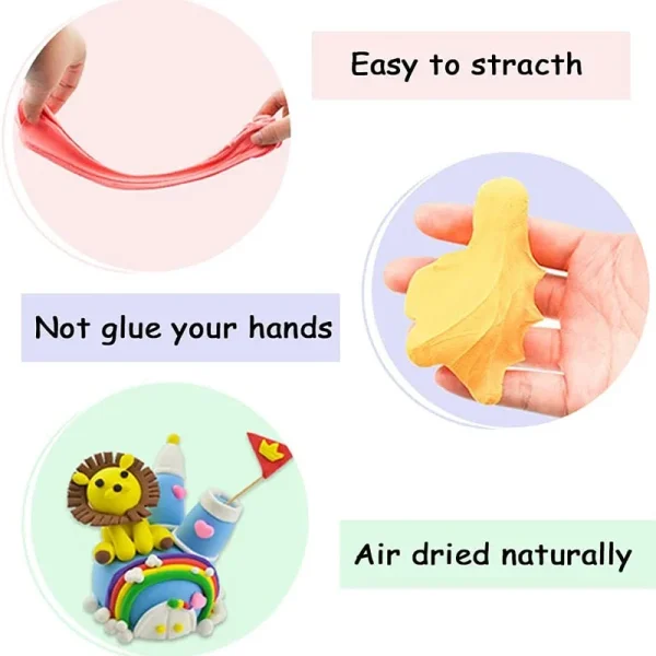 36 Colores De Arcilla Ligera De Polímero Para Niños, Juguete De Plastilina Suave Y Esponjoso