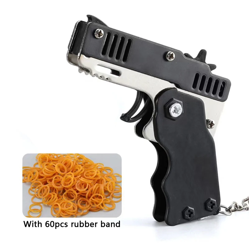 Divertido Llavero En Forma De Pistola: ¡Un Accesorio Único Para Los Más Audaces!
