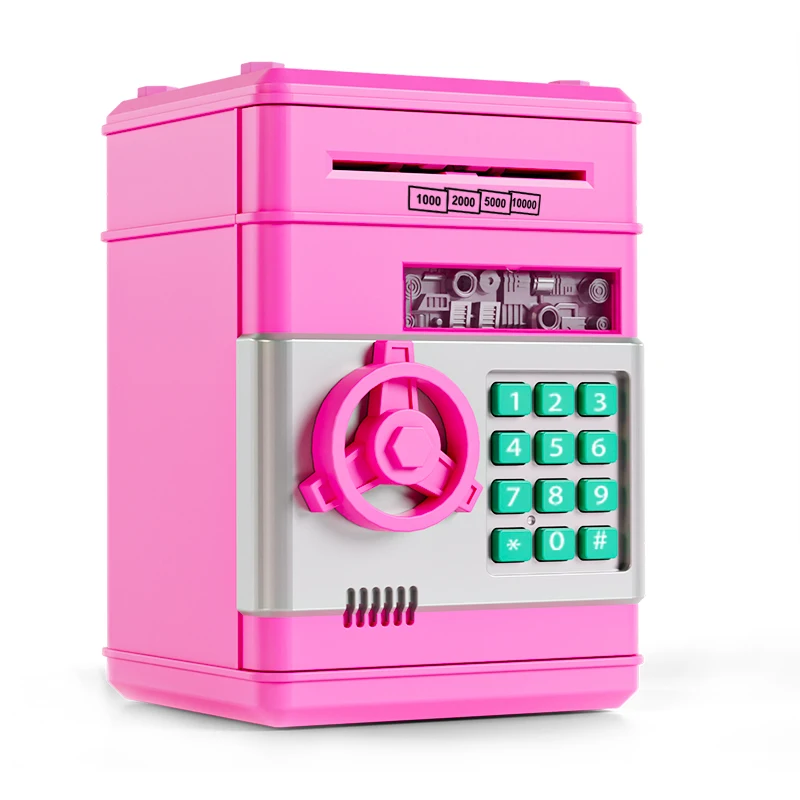 Hucha Automática Creativa Con Enrollado De Dinero A Prueba De Caídas Para Niños